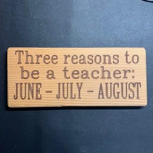 Teacher Summer Sign